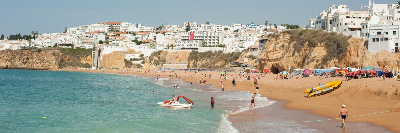 strand van Praia dos Pescadores de Albufeira